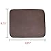 Hide & Drink Genuine Leather Mouse Pad, Anti Slip Leather Mousepad for Gaming, for Apple Magic Mouse & PC, Ergonomic Non Slip Base, Brown & Black Large Mat Pads for Desk, Computer Mousepads for Men