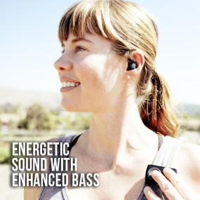 M6 Sports Headphones with Memory Wire for Locked-in Fit 