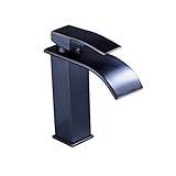 Rozin Oil Rubbed Bronze Single Hole Deck Mount Basin Faucet One Handle Sink Mixer Tap