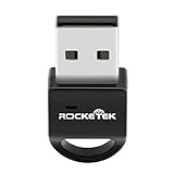 Bluetooth USB Adapter, Rocketek Bluetooth 4.0 Low Energy USB Dongle Adapter for PC , Bluetooth Transmitter and Receiver For Windows 10 / 8 / 7 / Vista - Plug and Play for Win 7 and above