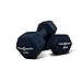 Fitness Republic 20LB Neoprene Workout Dumbbells Set of 2 - Non Slip, Anti Roll Exercise & Fitness Dumbbells - Hex Shaped Hand weights for Men & Women - Ideal for Home and Gyms training