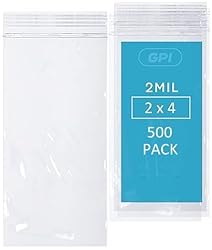 GPI - 2" x 4" Small Zip Bags, 500 Count, 2