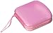 Foxnovo Portable Clear Plastic 40 Cd DVD VCD Disc Holder Storage Box Bag Wallet Case Protector Organizer (Pink)