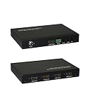 XtremPro Quad Multi-Viewer 4x1 HDMI Switcher, 4 Input HDMI 1 Output HDMI w/Seamless Switcher(Ul) & IR Remote, Support 1080P HDMI 1.3a, HDCP 1.2, 100-240V, 50/60Hz - Black (61035)