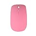 TopCase USB Optical Wireless Mouse for Macbook (pro , air) and All Laptop + TopCase Mouse Pad (Pink)