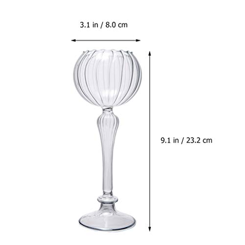 Cabilock Glas Eisschalen Dessertschale Lotus Cocktailgläser Dessert Glasschalen Champagnergläser Eisbecher Dessertbecher… – Bild 8