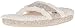 ACORN Women's Ragg Spa Thong Slipper,Grey Ragg Wool,Large/8-9 M US