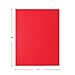 Emraw Poster Board Sturdy Office Multicolor Blanks Sheets Sign Scrapbooking Blank Graphic Display Board Durable for Arts and Crafts Projects Blank Board 5 per Pack (Pack of 2)