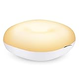 GBlife Night Light for Kids, Nursery Light, Gesture Sensor LED Bedside Lamp with 7 Color Changing, Dimmable Safe ABS Baby Night Lights with Free Sticker