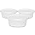Plastic Food Storage Containers with lids - Restaurant Deli Cups / Foodsavers for Party Supplies, Baby & Portion Control - Kids Lunch Boxes - Watertight / Leakproof Takeout Kitchen Set (8.5oz, 50pcs)