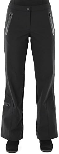 AFRC Soft Shell Stretch Ski Pant for Ladies (6 Petite, Black)