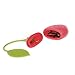 SODIAL(R) Strawberry Design Silicone Tea Infuser Strainer - Red and Green/Suitable for Use in Teapot, Teacup and More-A Wonderful Gift for An Avid Tea Drinker