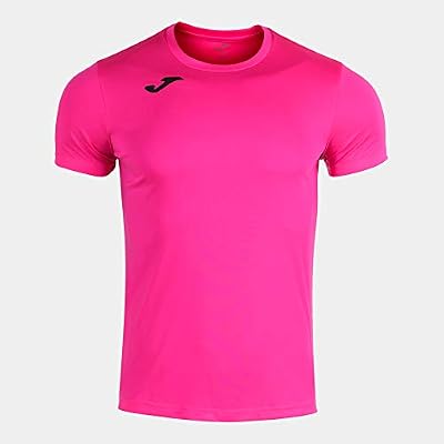 Camiseta Manga Corta Record II Rosa flúor, S