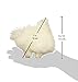 Standing Baby Alpaca Fur Alpaca Cria Figure - White 7 Inch