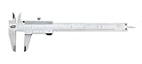 Standard Gage 00524001 Stainless Steel Vernier Caliper, Satin Chrome Finish, 1.6