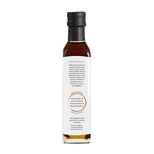 image for Chosen Foods Toasted Sesame Oil 8.4 oz., Non-GMO, for Salads, Dressing