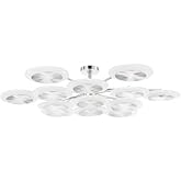 Corbett Lighting 328-57-PN Topaz LED 57 inch Polished Nickel Chandelier Ceiling Light