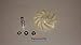 Kirby Assembly Fan, 1-Pack, Gray Off White