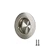 Circular Recessed Sliding Door Handles Round Flush Finger Pulls Diameter:2-1/2 in Stainless Steel 2 Pack