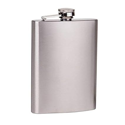 VeleSolv Hip Flask, 10oz Stainless Steel Alcoholic Beverage Bottle