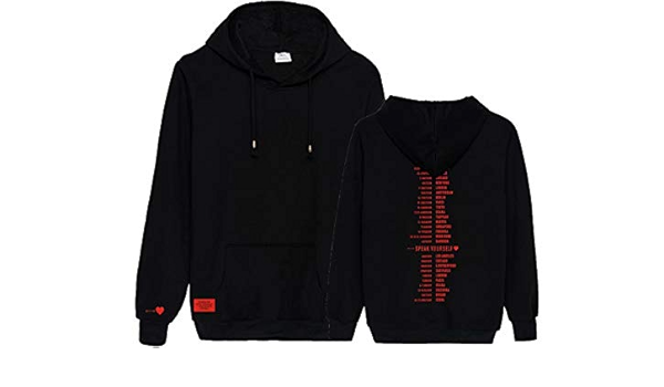 moletom bts love yourself preto