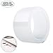 ToLanbbt Caulk Strip PMMA Self Adhesive Waterproof Repair Tape for Bathtub Bathroom Shower Toilet Kitchen and Wall Sealing (49/25 Inch Width x 10Feet Length,Transparent)