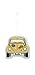 BRISA VW Collection - Volkswagen Scented Car Air Freshener Fragrance Deodorizer for Car/Auto or Home with Volkswagen Beetle/Bug Front Design (Coconut/Yellow)