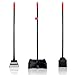 PAWCHIE Dog Pooper Scooper for Large and Small Dogs - Adjustable Long Handle Metal Tray Rake Spade Heavy Duty Set, Great for Grass Lawns Dirt