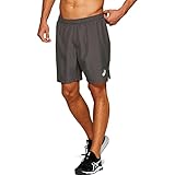 ASICS Men’s Silver 7" 2-n-1 Shorts, Dark