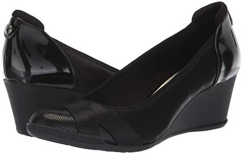 anne klein sport women's tamarow fabric wedge pump