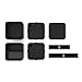 monbento - Large Bento Box MB Square Onyx with Compartments - Leakproof Lunch Box for Work or Meal Prep - BPA Free - Food Grade Safe - Black