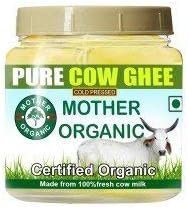 Mother Organic 100% Pure Cow Ghee - 1000gm- USOCA Certified Organic