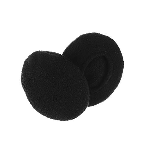 Bandless Ear Warmers/Earmuffs Winter Ear Covers Outdoor Fleece Ear Muffs for Men Women Kids(Black)
