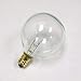 Sival G50 Globe Light Bulb, 7 Watts, Candelabra (E12) Base, 2
