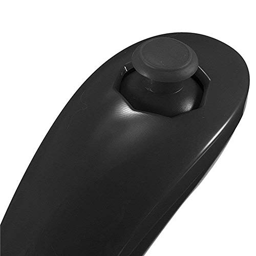VIPITH Black Nunchuck Controller for Nintendo Wii Video Game Pack of 2