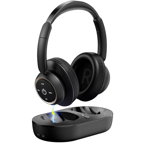 ZUPVIY Wireless TV Headphones Low Delay Transmitter