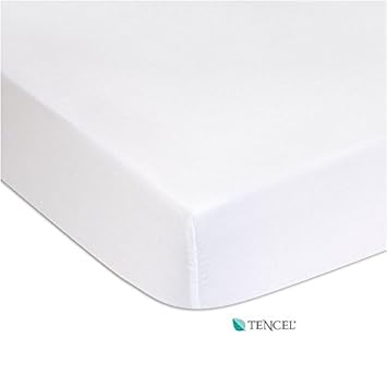 Drap Housse Alese 2 En 1 Tencel Pu 60x120 Blanc Amazon De Baby