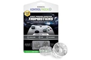 KontrolFreek FPS Freek Galaxy Crystal for Xbox One and Xbox Series X Controller | Performance Thumbsticks | 1 High-Rise, 1 Mi