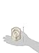 Schlage F40 GEO 619 CAM Georgian Door Knob with Camelot Trim, Bed & Bath Privacy Lock, Satin Nickel