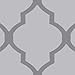 jinchan Sheer Curtains Geometric for Living Room Moroccan Embroidered Curtains Lattice Quatrefoil Semi Sheer Curtains 63 Inch Length Window Panel Pair Double Width Charcoal Grey
