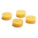 Bluecorn Naturals 100% Pure Beeswax Tea Light REFILLS (no cup) (Raw, 24 case)
