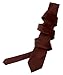 Romario Manzini Mens Necktie SOLID Satin Neck Tie Maroon
