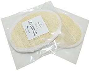 2x Natural Exfoliating Loofah Luffa Loofa Pad Scrubber Shower Cleaning Body Scrubber