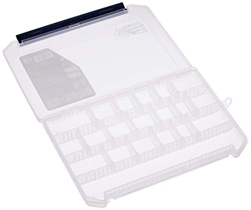 Meiho VS-3020 NS klar 25,5x19x2,8cm - Kunstköderbox für Blinker, Spinner & Gummifische, Angelbox, Köderbox, Zubehörbox… – Bild 3