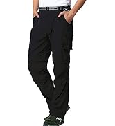 Mens Hiking Pants Convertible Zip Off 