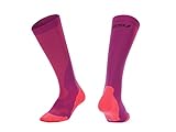 2XU Women's Compression Performance Socks, Wildaster/Pink Glow, Small