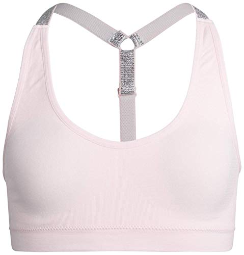 dELiA*s Girls Nylon/Spandex Seamless Sports Bra with Removable Pads (4 Pack) (Small/7-8, Navy/White/Black/Pink)' - Thumbnail 3