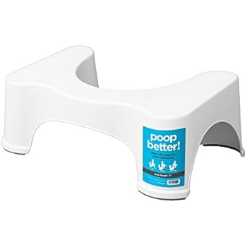 Squatty Potty The Original Bathroom Toilet Stool, 7" height, White
