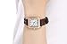 Women Wrist Watch Ladies Waterproof Brown Leather Strap Watches Dress Quartz Watch