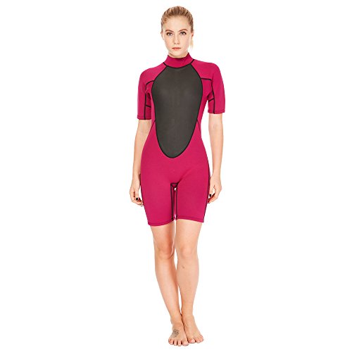 image for Flexel Shorty Wetsuit Women Adult's 3mm Neoprene Surfing Suits for Swi